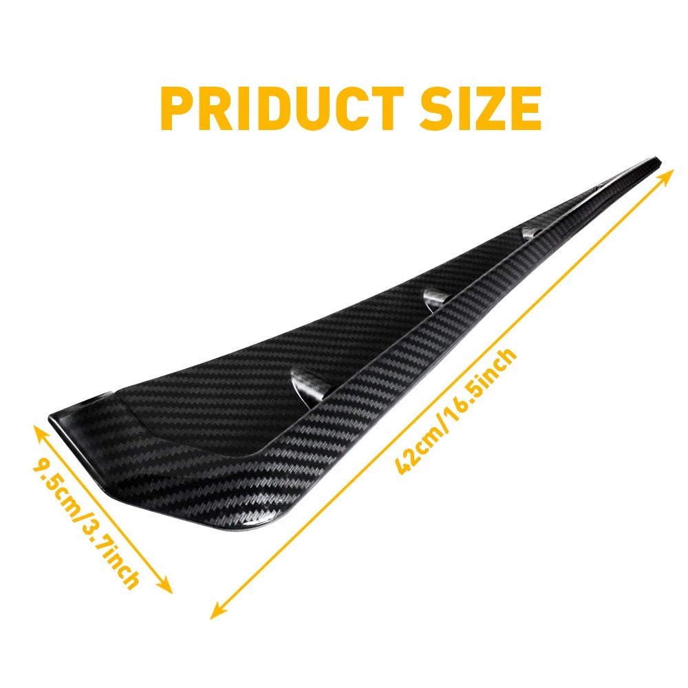 Carbon Fiber Side Fender Air Vent Trim for Honda Civic (2016–2022)