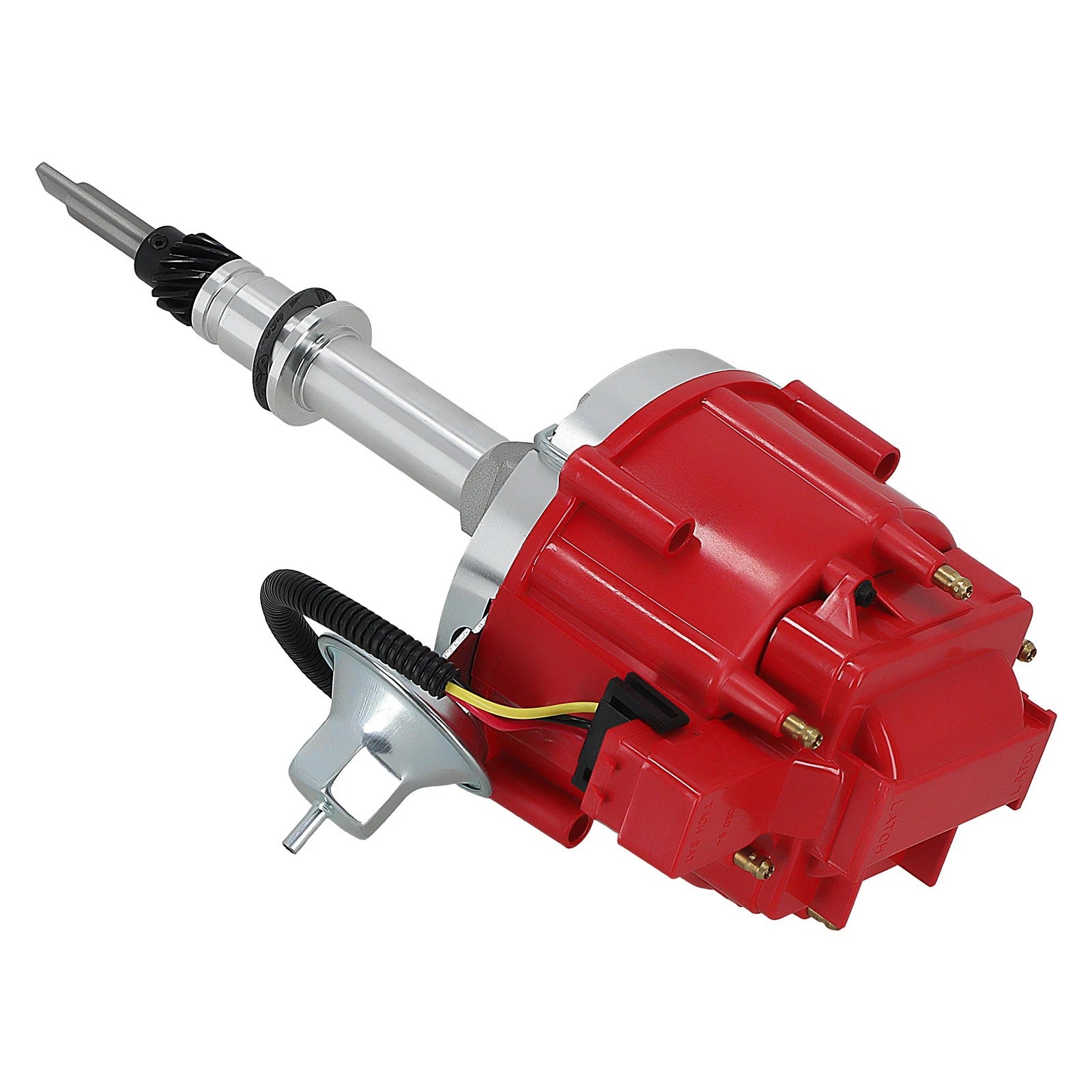 HEI Ignition Distributor for GM Chevrolet Inline 6-Cyl 230 250 292 Red