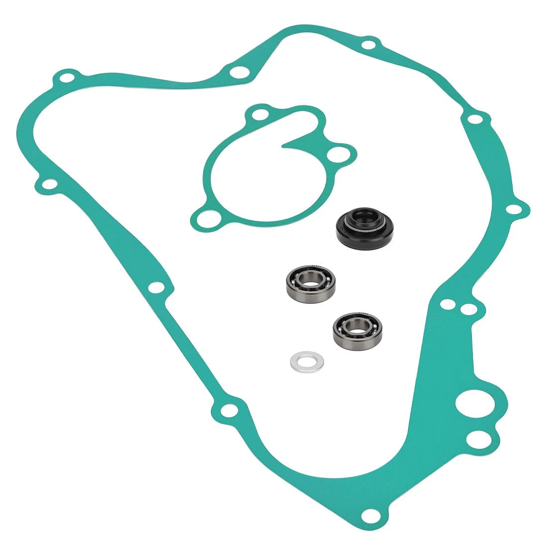 Water Pump Rebuild Kit for Suzuki RM125 (1993–2000) Gasket Bearings Seal