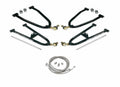 Lonestar Sport Extended A-Arms +2" Wider + Streamline Brake Lines for Honda TRX250R (1986–1989)