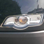2pc Chrome Front Foglight Surrounds for 2009-2012 Chevy Traverse