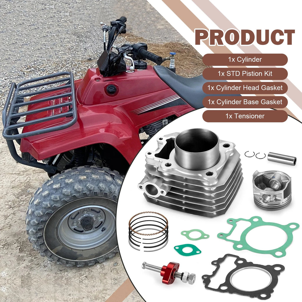 Cylinder Piston Gasket Kit for Kawasaki Bayou 250 (2003–2011) 11005-1965 13001-1663