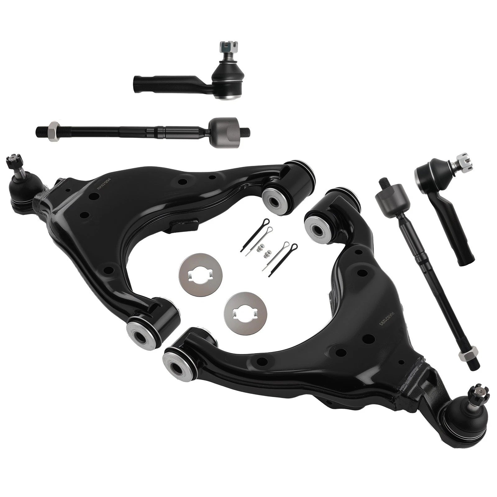 Control Arms + Ball Joints Set of 6 for Tacoma (2005–2015) Front Lower