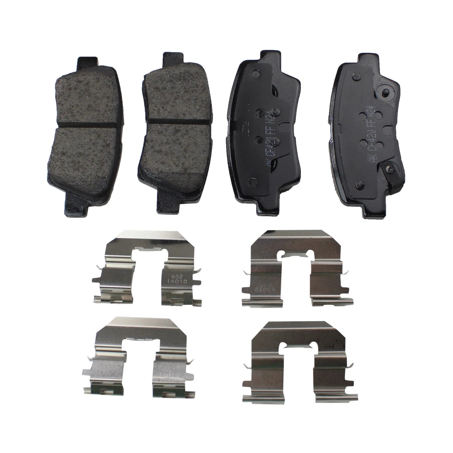 DuraGo Rear Rotors & Akebono ProACT Ceramic Brake Pads Kit for Kia Soul (2014–2020)