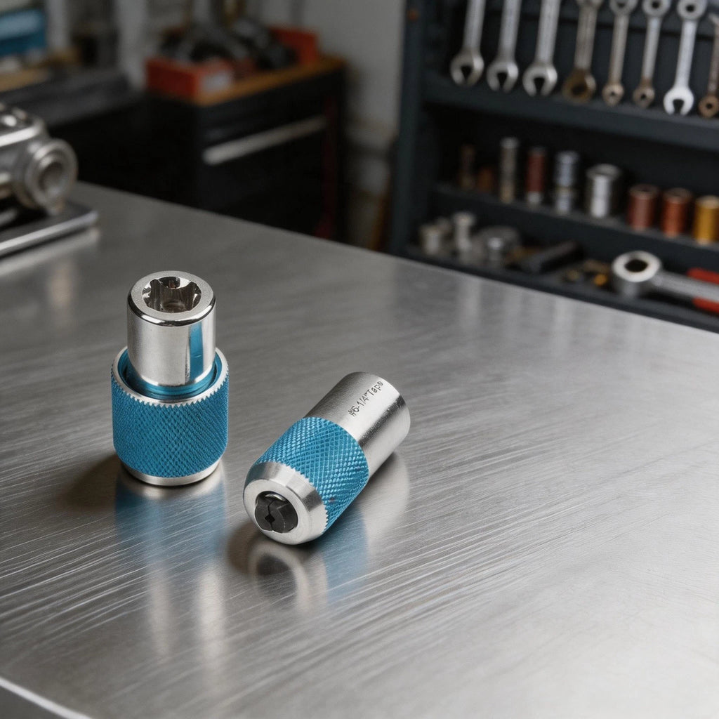2X Ratchet Tap Wrench Adjustable Tap Socket Set 3/8 Inch Drive