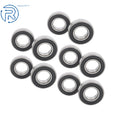 Set of 10 Ball Bearings with Double Rubber Seals 1x2x9/16"