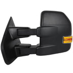 Set of 2 Power Heated Puddle Light Turn Signal Tow Mirrors for Ford F-150 (2004–2014)