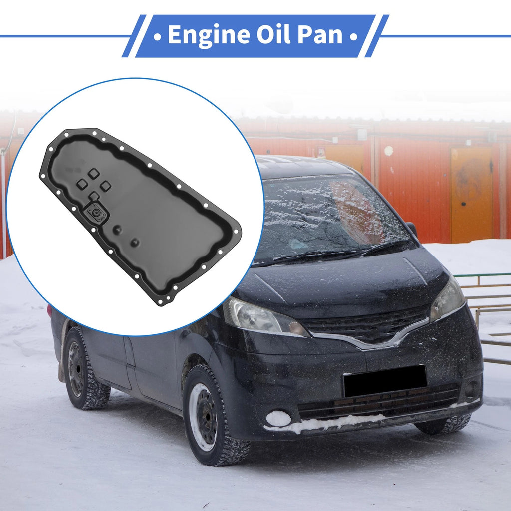 1 Pc Engine Oil Pan No. 313901XF00 for Nissan NV200 (2013–2014) 2.0L Black