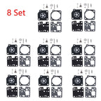 8x Carburetor Gasket Kit for Echo SRM-225 PB-251 (Zama RB-123 RB-188)