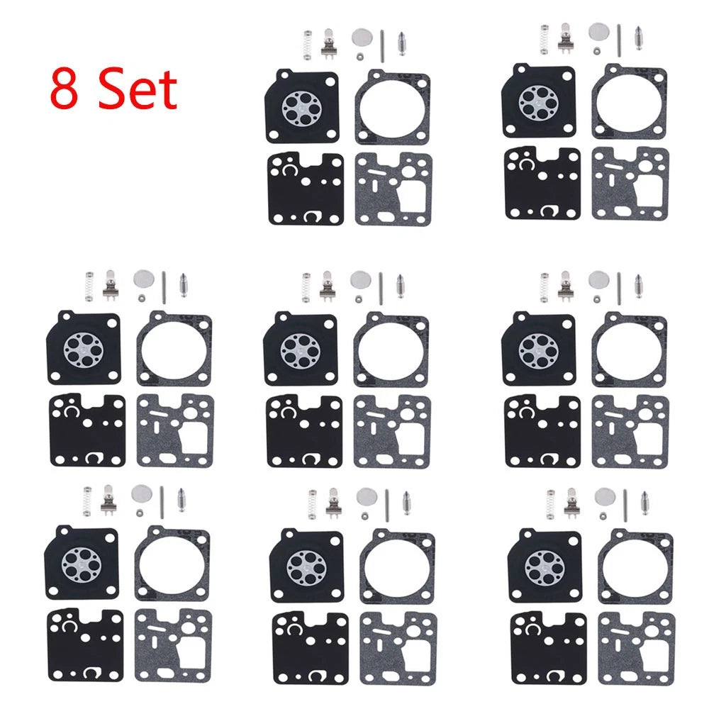 8x Carburetor Gasket Kit for Echo SRM-225 PB-251 (Zama RB-123 RB-188)
