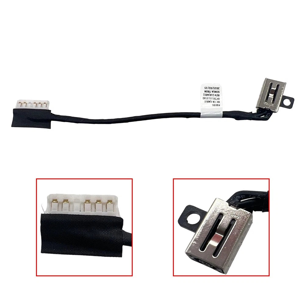 DC Power Jack Charging Port Cable for Dell Inspiron 3405 3501 3505 5593 (2020–2021)