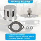 Billet Aluminum Intake Manifold PCV Kit for Ford FE 352 390 406 427 428 (A)