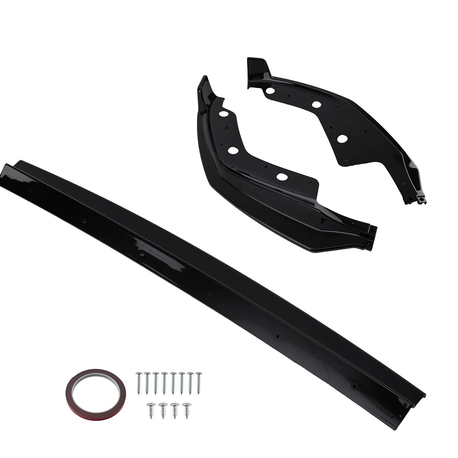 Front Body Spoiler for BMW G20 G21 M340i (2019–2021) Black Lower Bumper Lip Kit