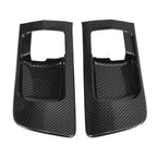 Carbon Fiber Front Door Handle Bowl Cover Trims for Toyota Tundra (2014–2021)