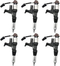 6X Injector for Hino J08E Engine (3.8L, 4.7L, 5.0L, 6.5L, 7.7L) 095000-6593