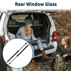 Set of 2 Rear Window Glass Lift Supports for Ford Bronco II (1984–1990)