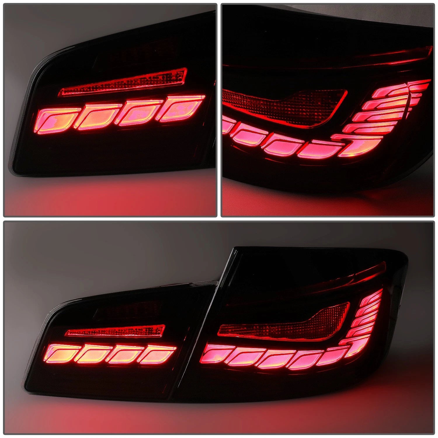 LED DRL Sequential Turn Signal Tail Brake Lights for BMW F10 (2011–2016)