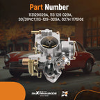 Carburetor for Volkswagen Beetle, Bus & Ghia (1966–1973)