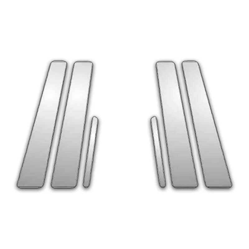 6Pc Chrome Pillar Post Covers for 01-05 Lexus Gs - Upgrade Your Auto P3973