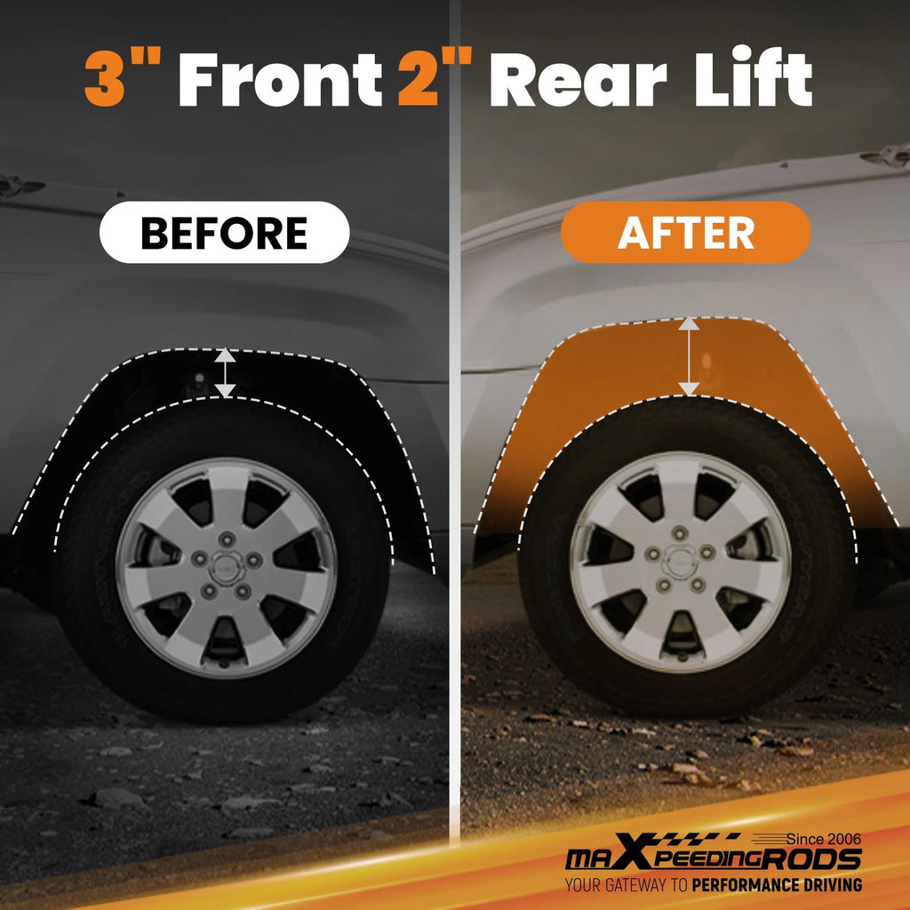 3" Front 2" Rear Leveling Lift Kit for Toyota Tundra (2007–2021)