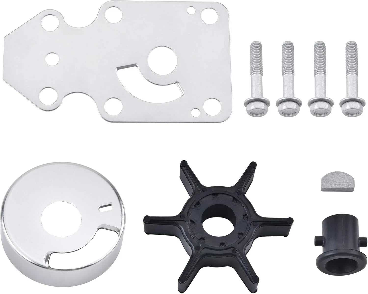 Water Pump Service Kit 63V-W0078-02 for Yamaha 9.9 15 HP (2-S)