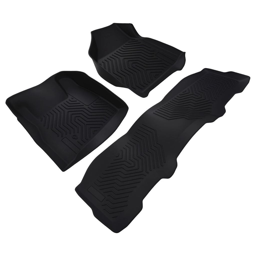 Set of 4 All-Weather Carpet Floor Mats for Ford F250 F350 F450 F550 (1999–2007)