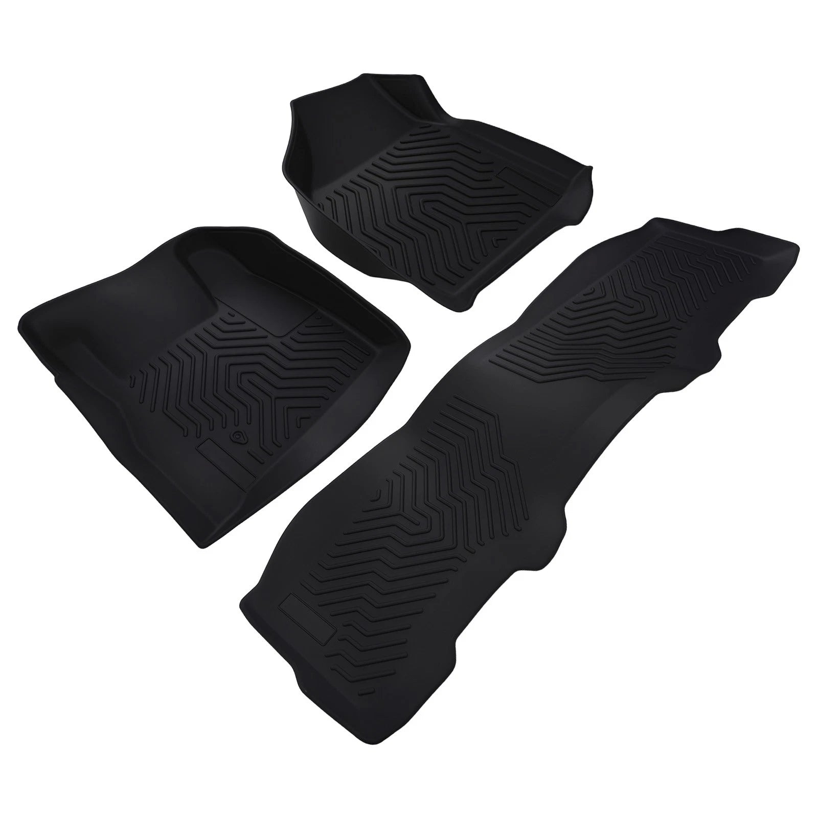 Set of 4 All-Weather Carpet Floor Mats for Ford F250 F350 F450 F550 (1999–2007)