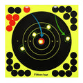 25 Pack Splatter Shooting Targets 8 Inch Paper for Rifle Shooting