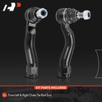 Front Outer Tie Rod Ends for Toyota Land Cruiser 2008–2021 Lexus LX570