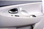 Set of 2 Front Door Panel Insert Cards for Toyota Camry (2007–2011) Gray