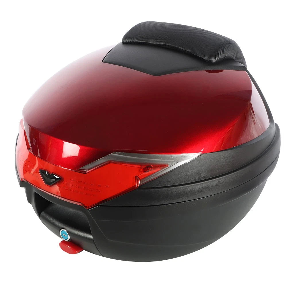 32L Red Motorcycle Tour Tail Box for Scooter