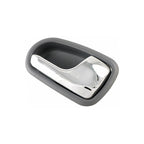 Inner Chrome & Gray Door Handle Pair Set for Mazda Protege (1995-2003)