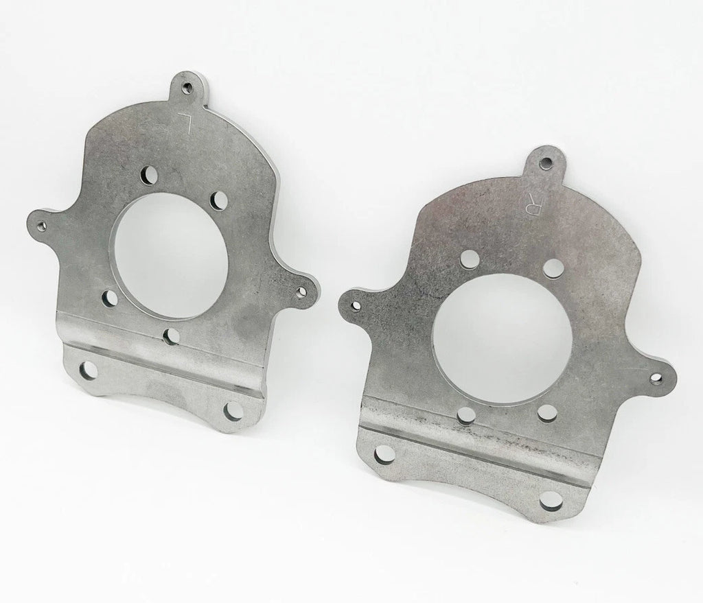 Rear Disc Brake Adapter Brackets 5 Lug Replacement for Ford Mustang (1979–1993)