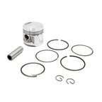 56mm Silver Tone Metal Motorcycle Engine Piston Rings for Honda CG125 (2000-2023)