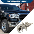 Coat Hook Clothes Hanger for Dodge RAM 1500 2500 (2002-2005) Gray