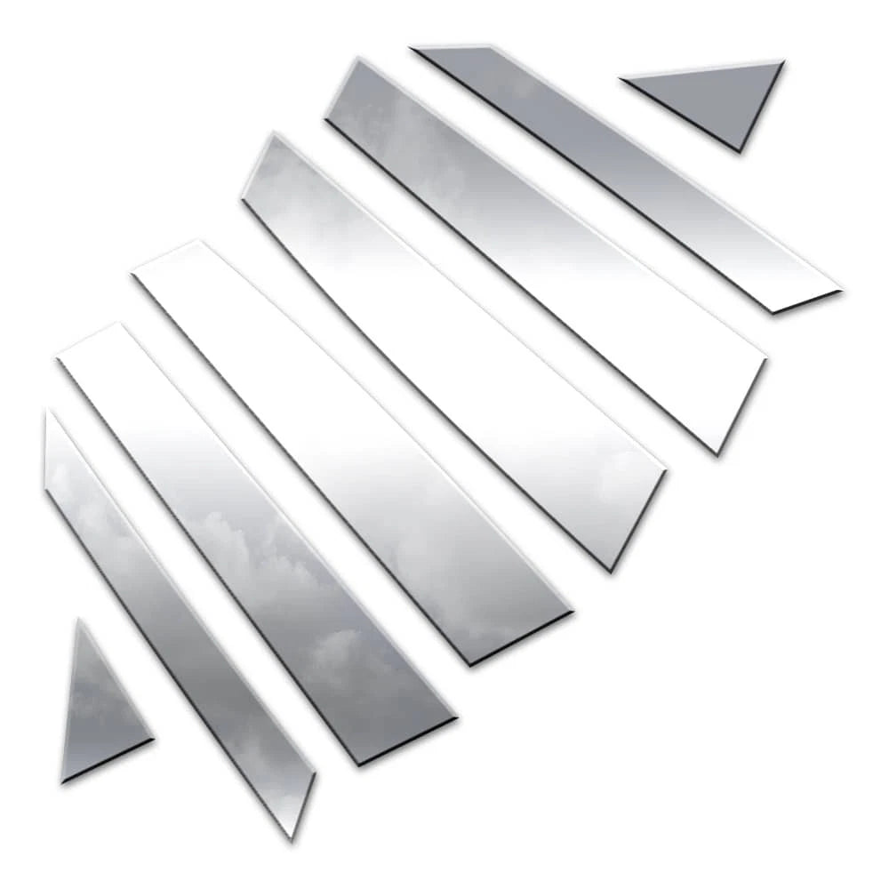 Diamond Grade 8pc Stainless Steel Pillar Post Covers for 2019-2024 Audi A8