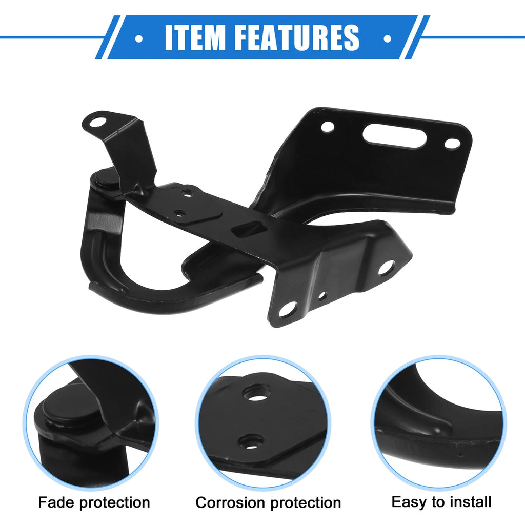 Hood Hinge for Honda HR-V (2016–2018) Left Side Metal Black