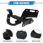Hood Hinge for Honda HR-V (2016–2018) Left Side Metal Black