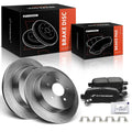 Rear Disc Brake Rotors & Ceramic Pads for Nissan Murano (2003–2007, 2009–2021)