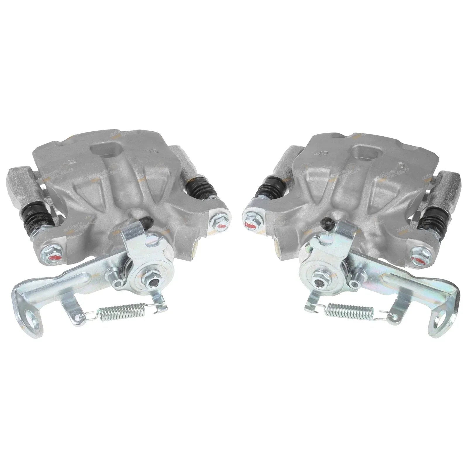 LH + RH Rear Disc Brake Calipers + Pads for Mazda 3 BM BN (2014 - 2019)