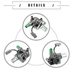 Solenoid Spool Valve for Honda (15810P2RA01) Aluminum Alloy Silver Green Set of 1
