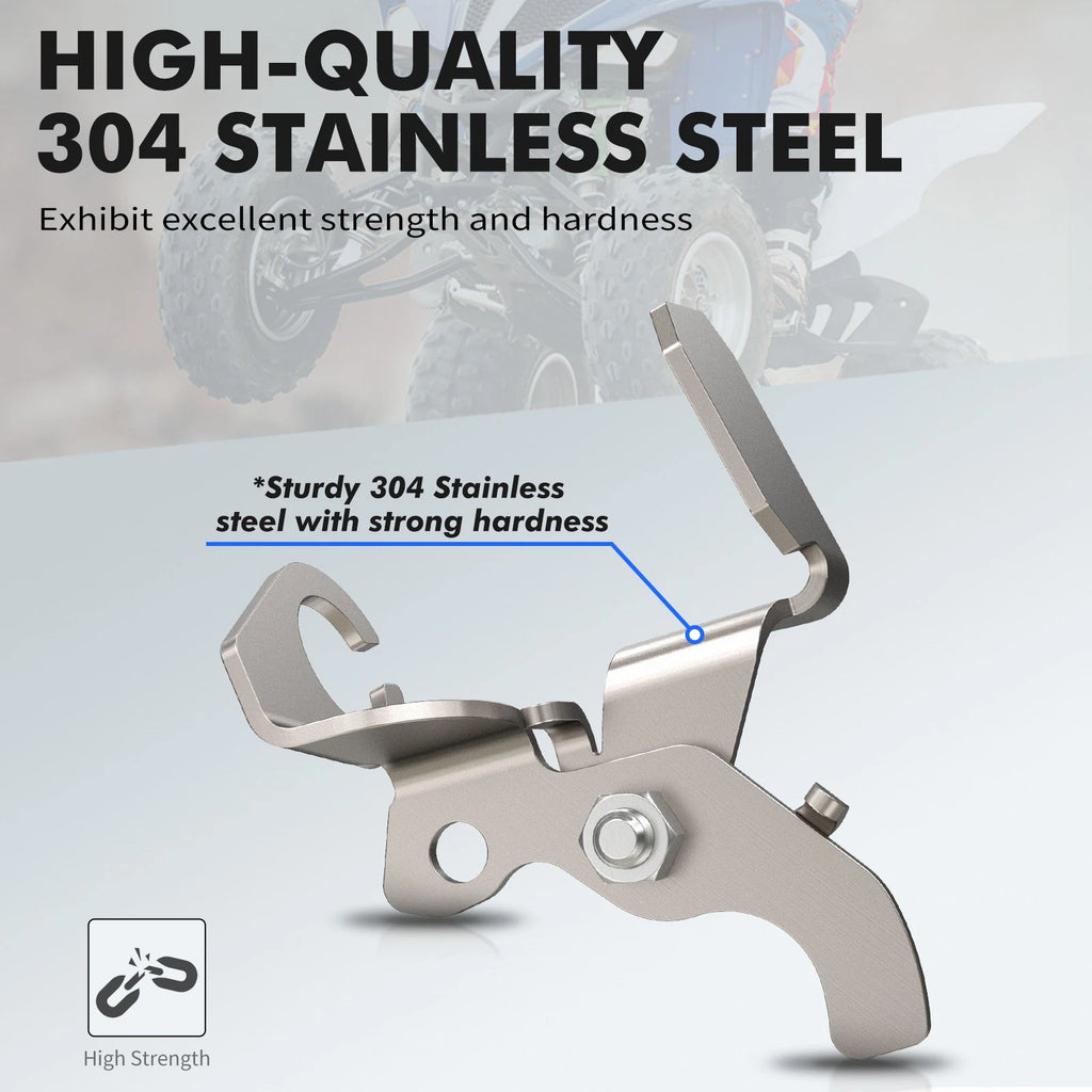 304 Stainless Steel Brake Line Clamp Holder for Yamaha YFZ450R (2009–2024)
