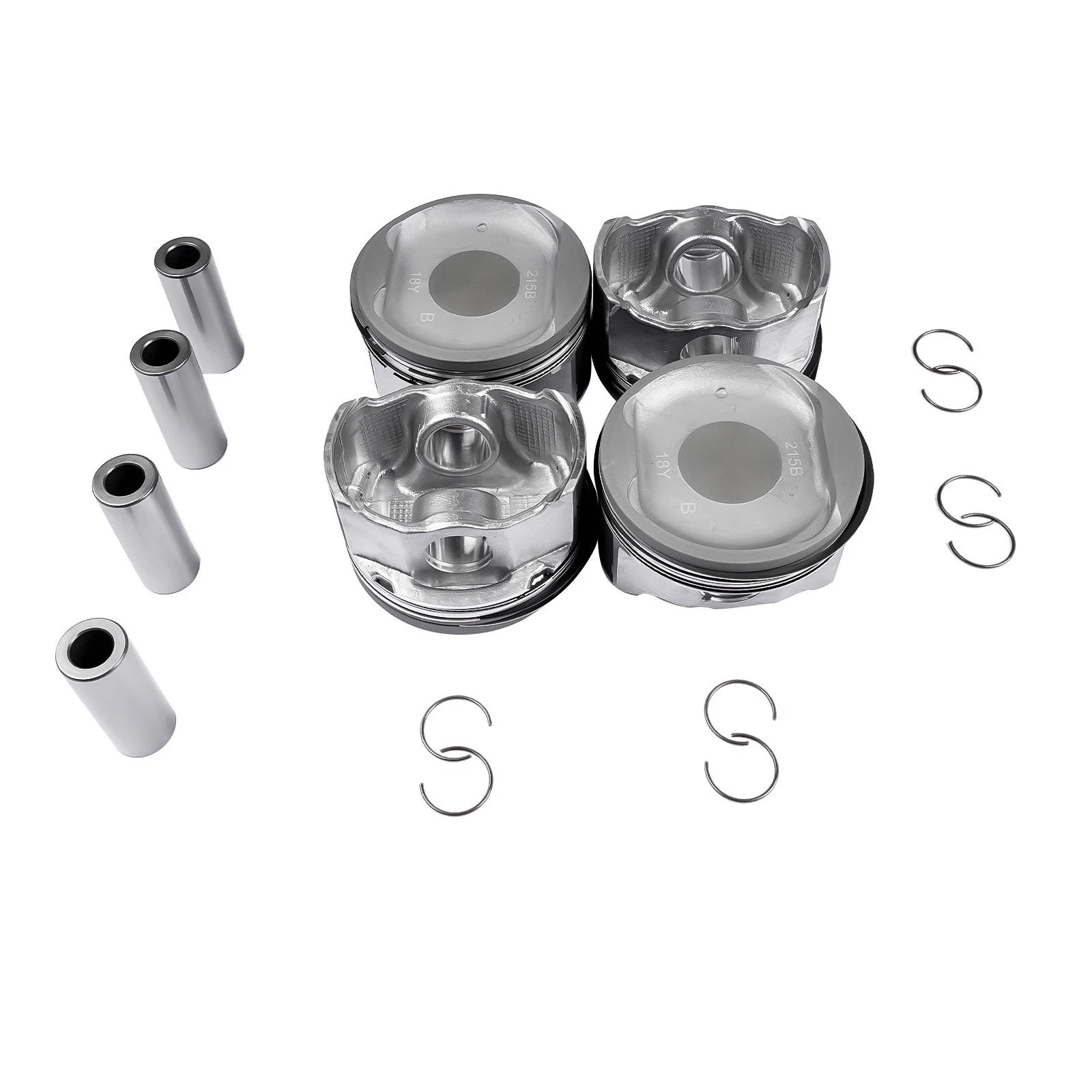 Pistons with Rings for Toyota Camry RAV4 Scion tC Lexus 2.4L (2007–2013)