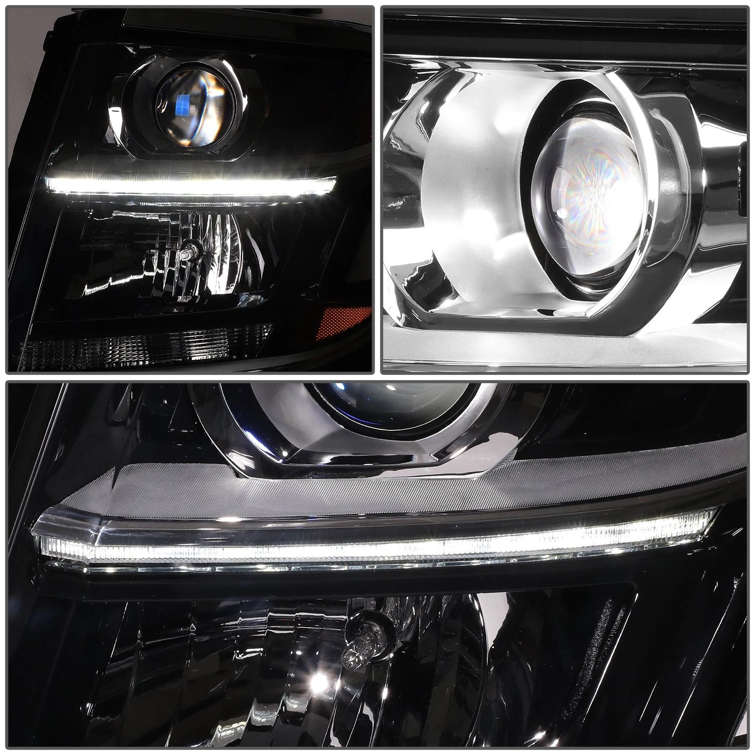 Left LED DRL Projector Headlight for Suburban Tahoe (2015–2020) GM2502405