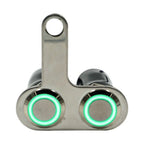 12V Green LED Motorcycle Switch for Handlebar Adjustable Mount Waterproof