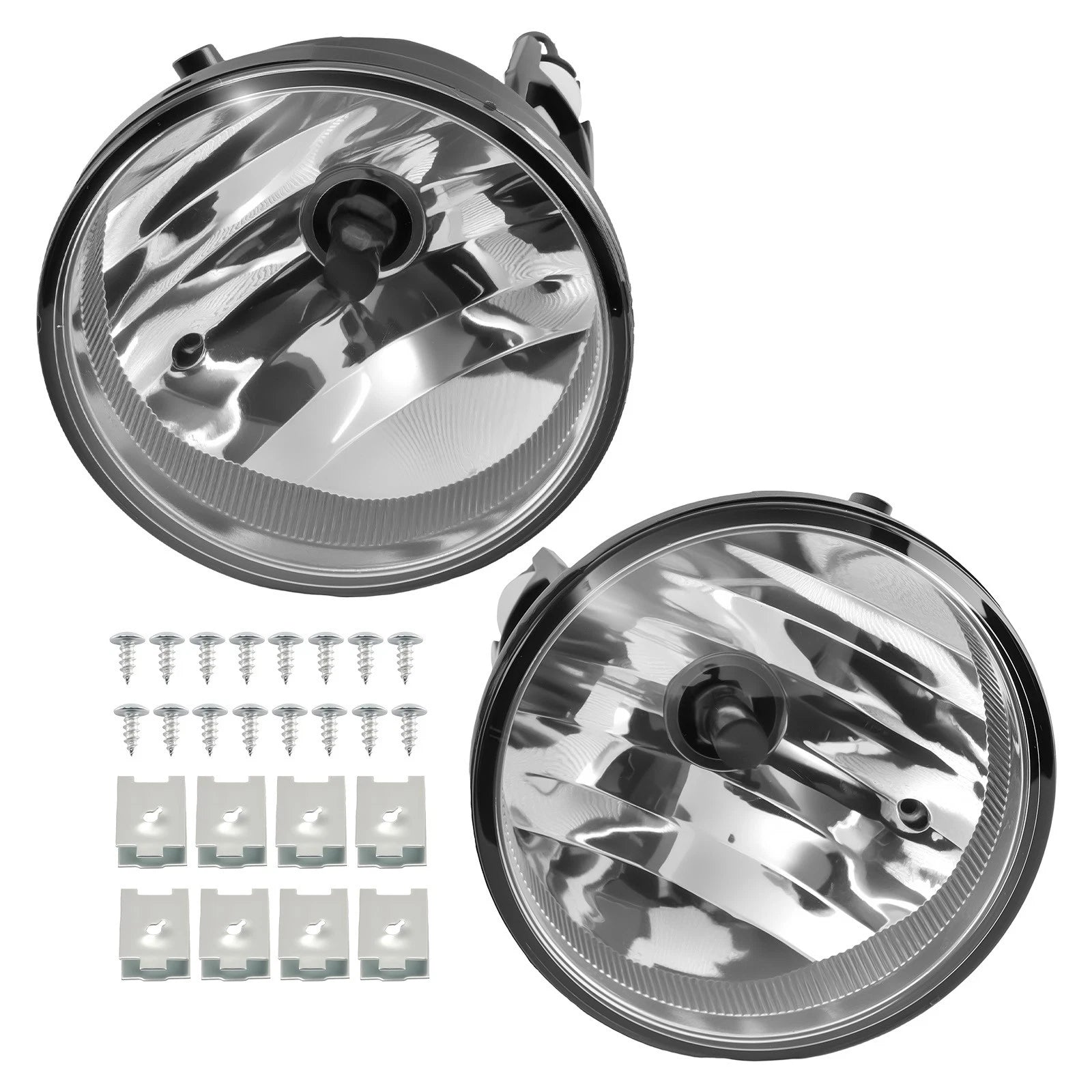 Clear Lens Fog Lights for Toyota Tacoma (2005–2011) - Set of 2 with Bulbs
