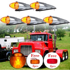 5X 17" LED Amber Cab Marker Lights for Peterbilt