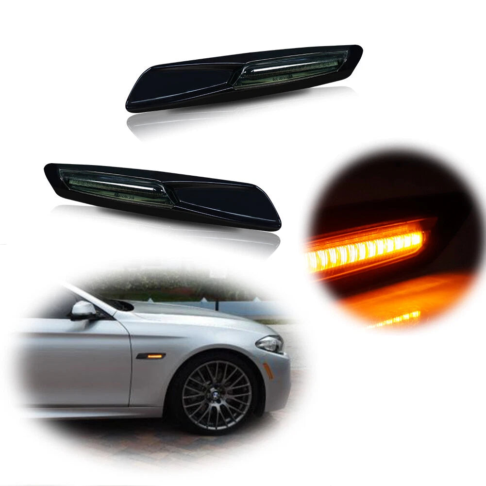 Amber LED Front Side Marker Lamps for BMW 1 3 5 Series (2004–2010)
