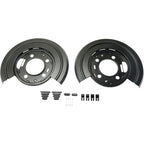 Set of 2 Rear Brake Dust Shields for F250 F350 F450 Super Duty
