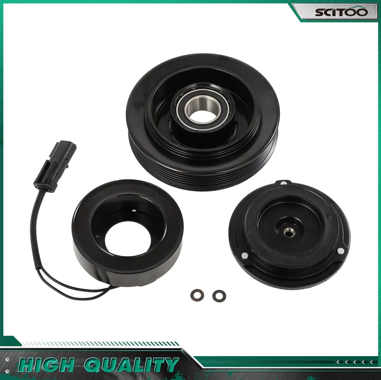 AC Compressor Clutch Kit for Dodge Durango Jeep Commander (2008–2010)